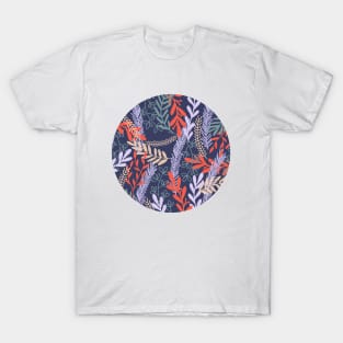 Summer leaves pattern T-Shirt